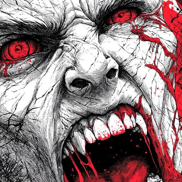 Scary Coloring Book for Adults – Dark Horror Monsters, Creepy Skulls & Terrifying Scenes