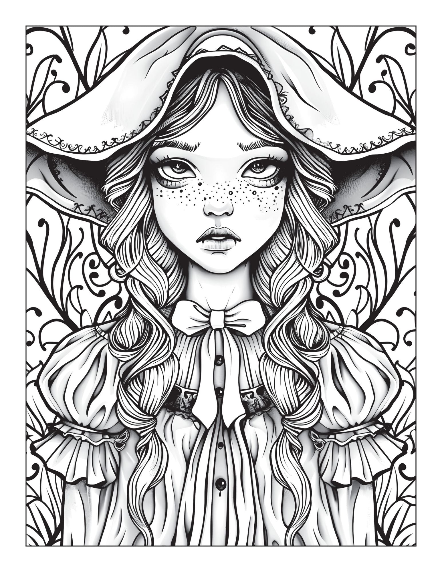 Scary Coloring Book for Adults – Dark Horror Monsters, Creepy Skulls & Terrifying Scenes