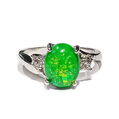 Wish Popular Opal Ring for Women with Diamonds