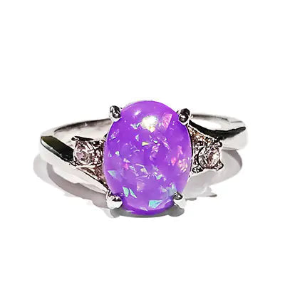Wish Popular Opal Ring for Women with Diamonds